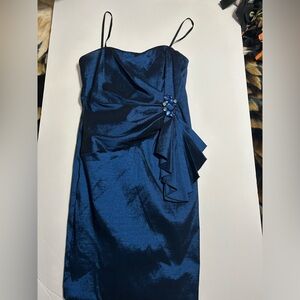 y2k/00s navy dress